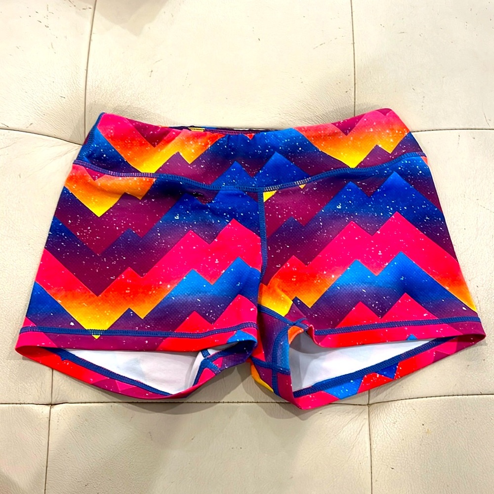 Cute print athletic wear shorts